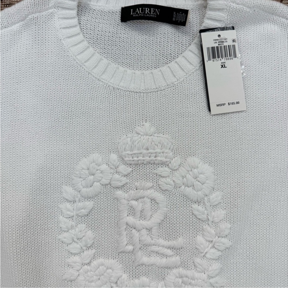 Ralph Lauren White Sweater